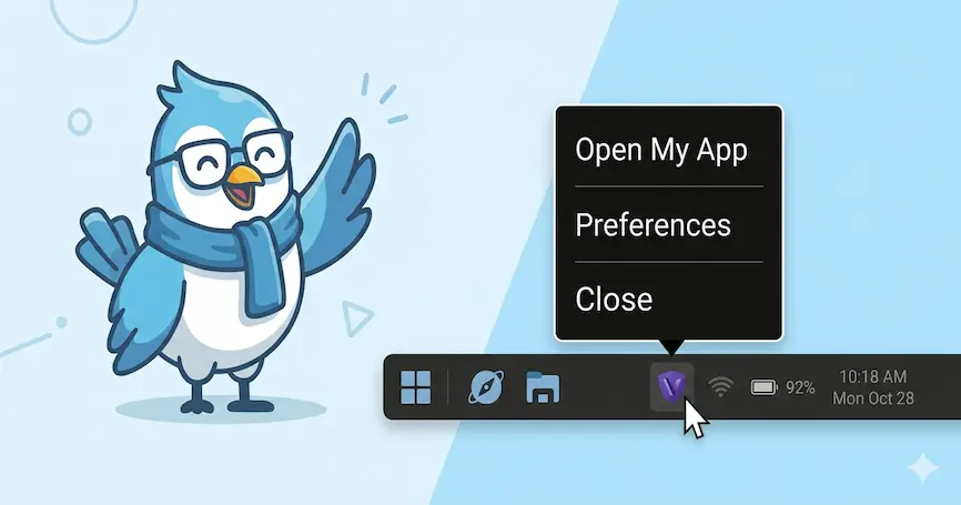 System Tray & Local Notifications header image