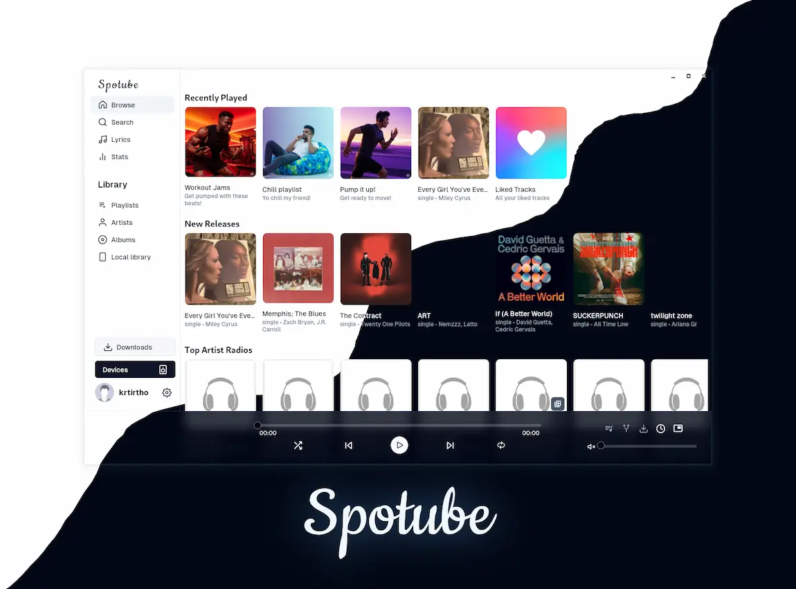 Spotube Desktop Application